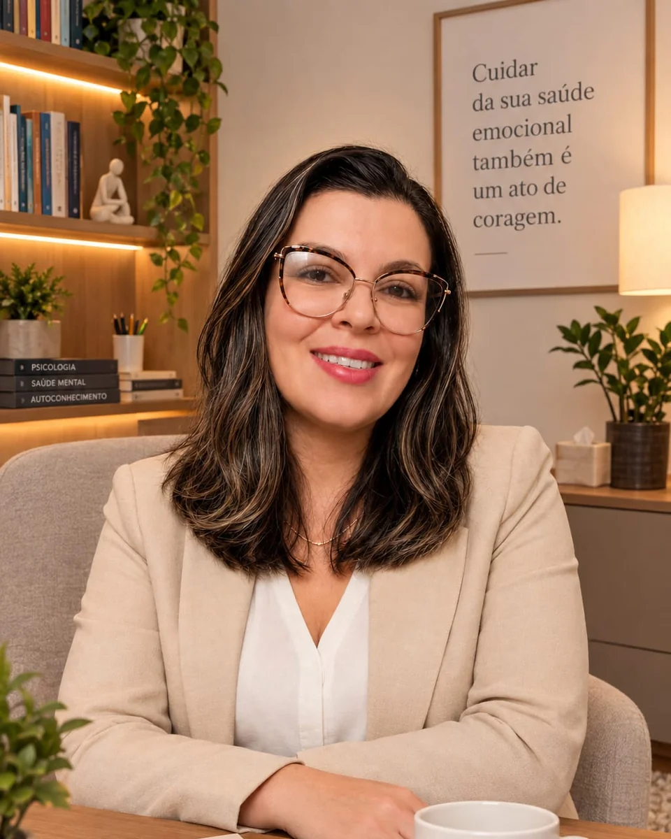 Natália Cristina Braz Neves, psicóloga, em retrato fornecido pela profissional